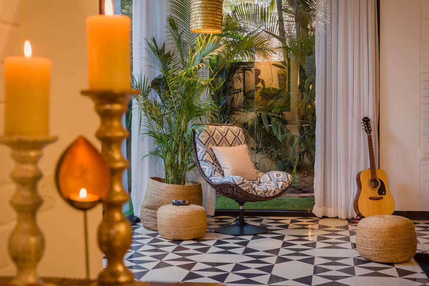 VILLA10 | 5 mins vagator beach | Pvt pool & jacuzzi x Solis Nature