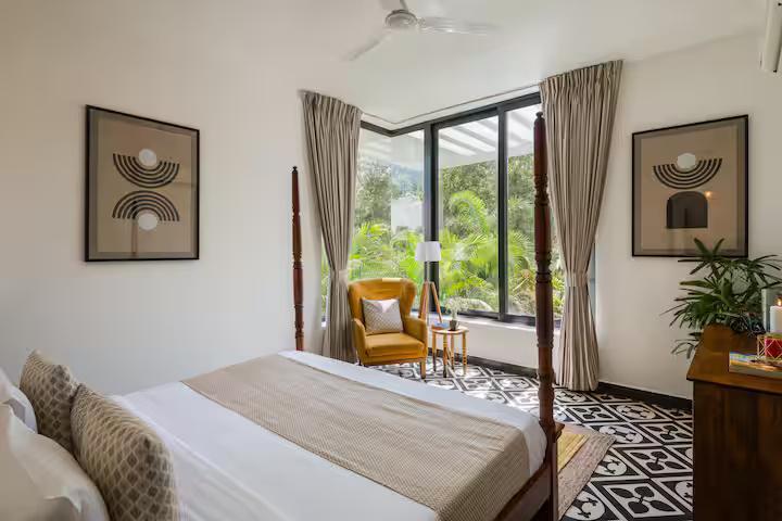VILLA10 | 5 mins vagator beach | Pvt pool & jacuzzi x Solis Nature