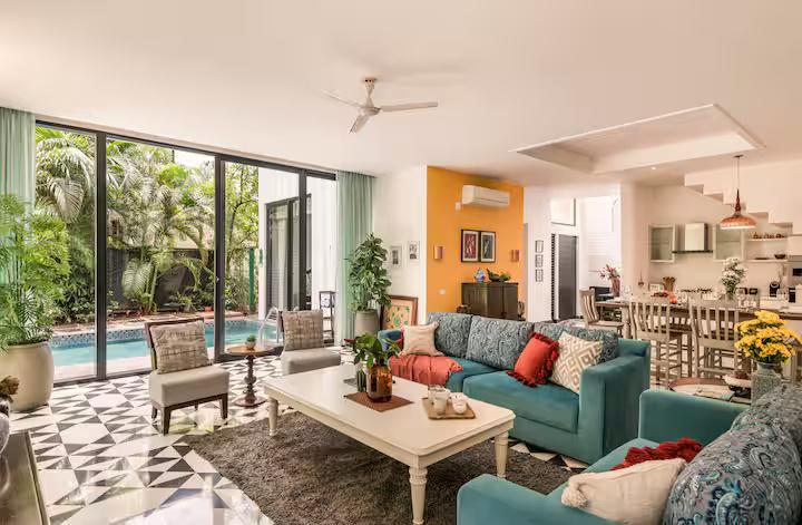TBK Villa 15| Pvt Pool | Vagator | 5 mins to Beach x Solis Nature