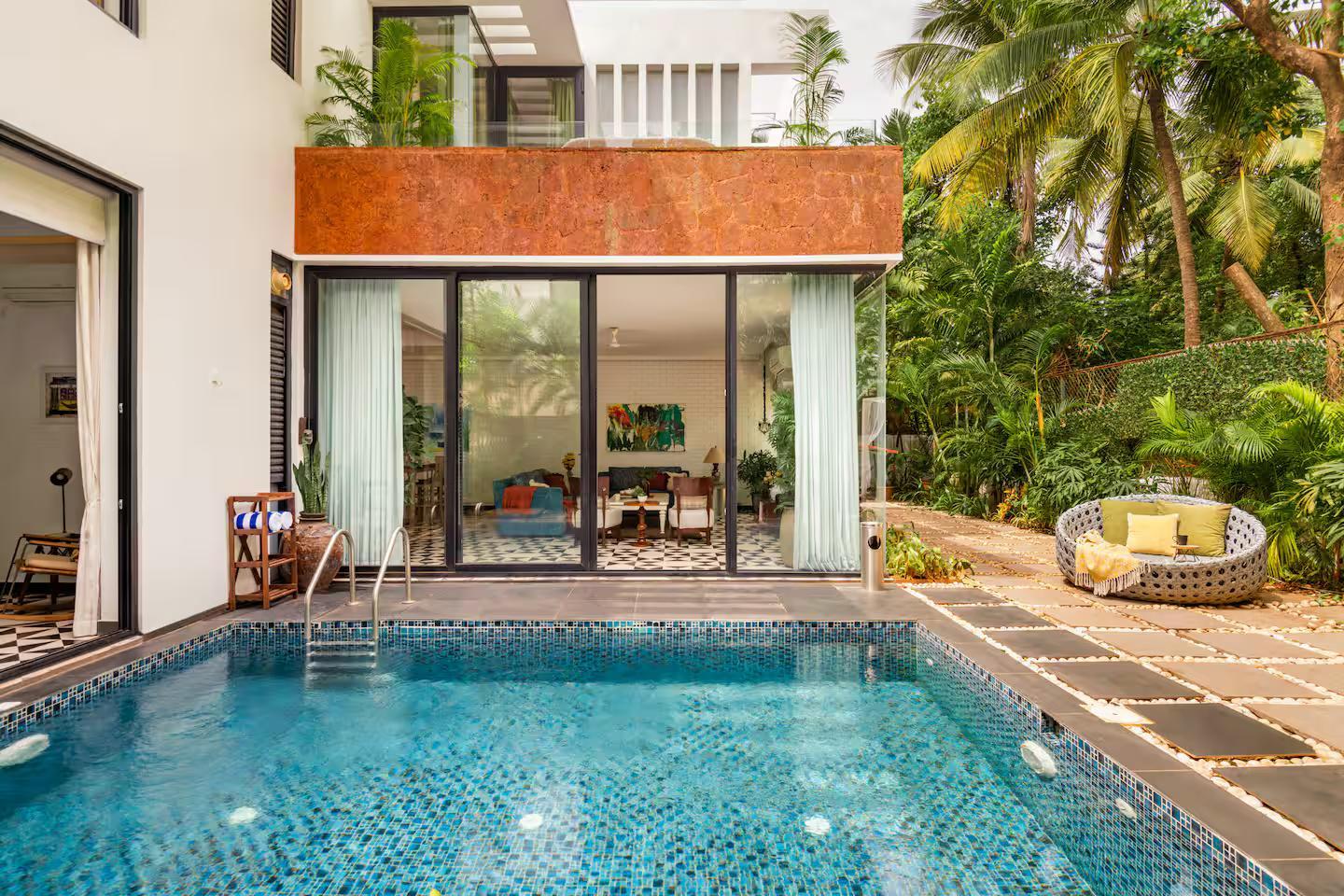 TBK Villa 15| Pvt Pool | Vagator | 5 mins to Beach x Solis Nature
