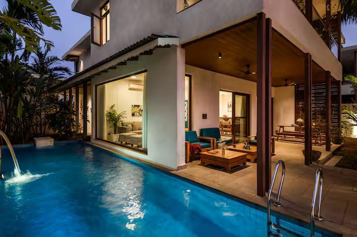 Villa 103|Anjuna| 7mins drive to the beach x Solis Nature