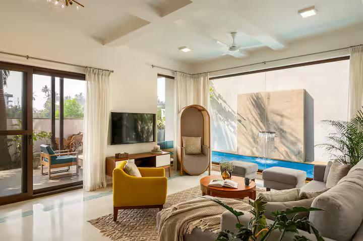 Villa 103|Anjuna| 7mins drive to the beach x Solis Nature