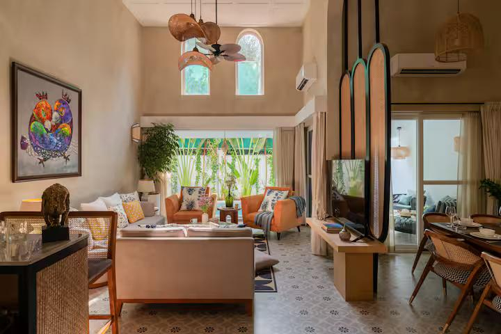 Pvt Pool villa•Walking to best resturants of goa x Solis Nature