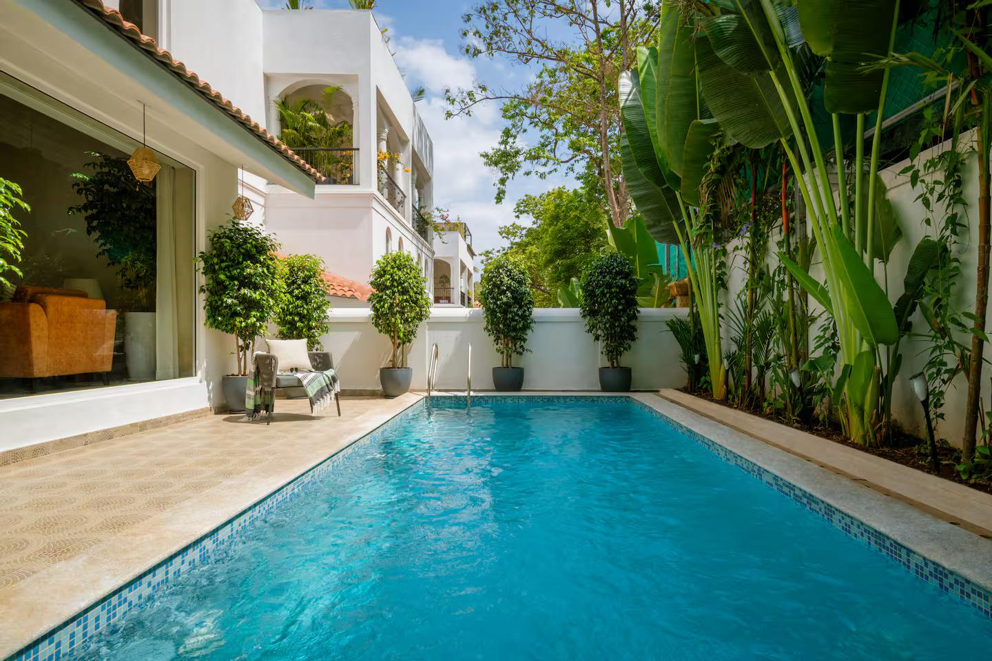 Pvt Pool villa•Walking to best resturants of goa x Solis Nature