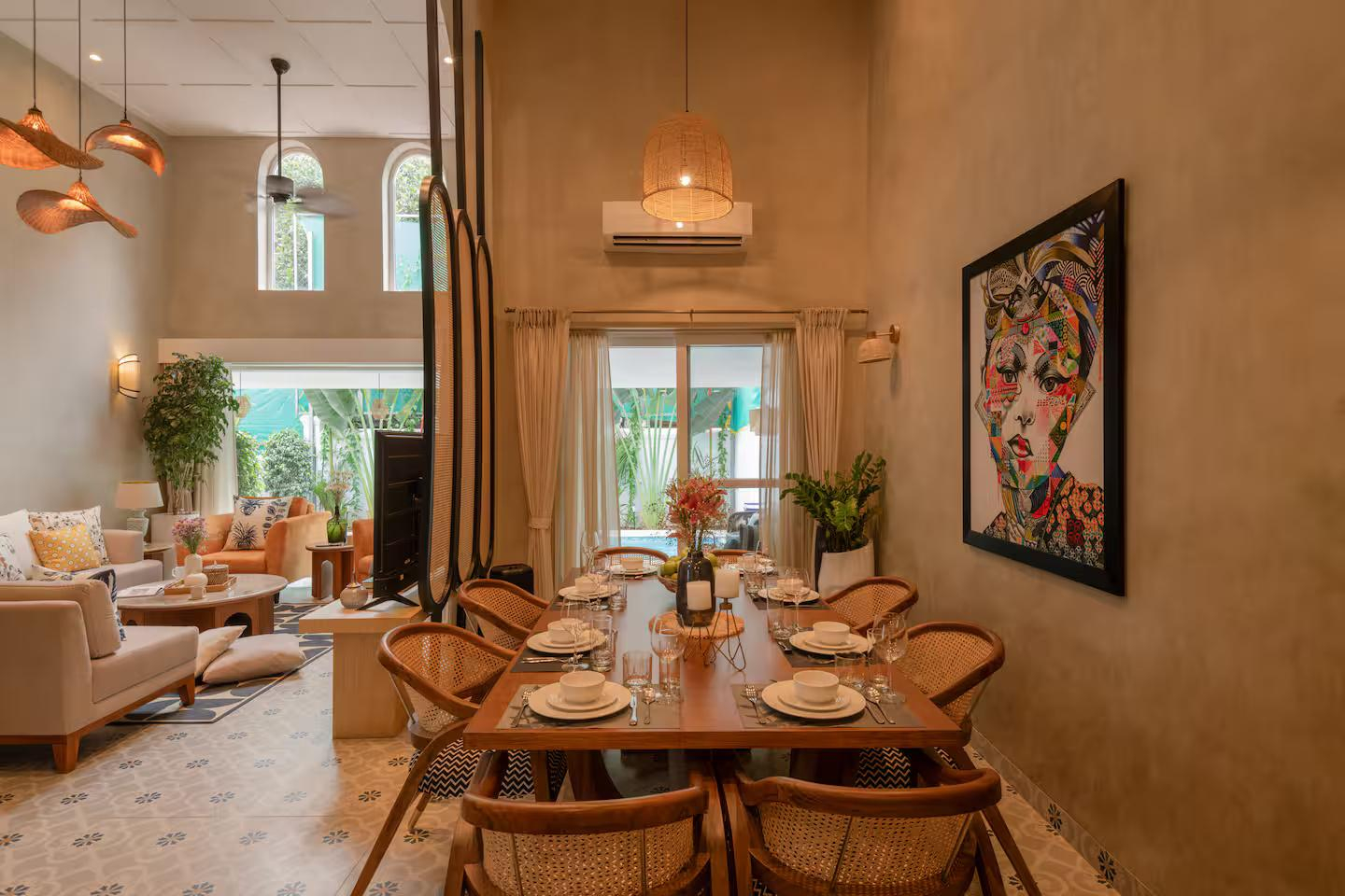 Pvt Pool villa•Walking to best resturants of goa x Solis Nature