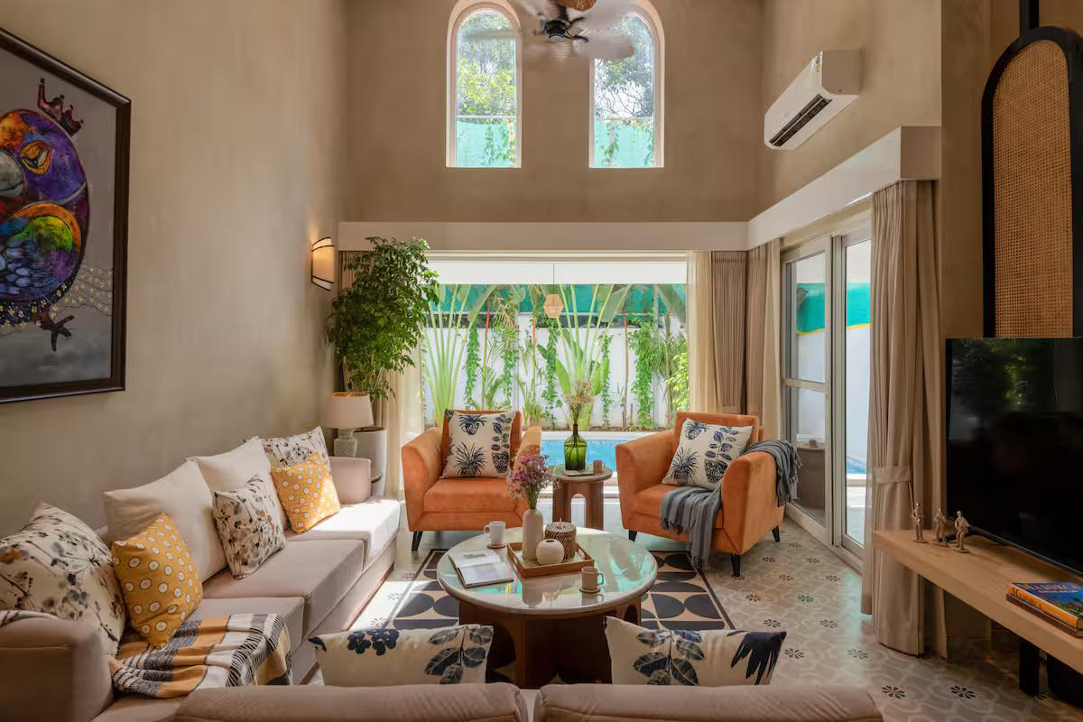 Pvt Pool villa•Walking to best resturants of goa x Solis Nature