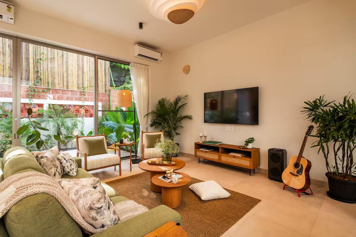 Tbk villa L4| Pvt Pool | Vagator | 5 mins to Beach x Solis Nature