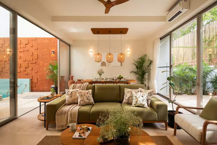 Tbk villa L4| Pvt Pool | Vagator | 5 mins to Beach x Solis Nature