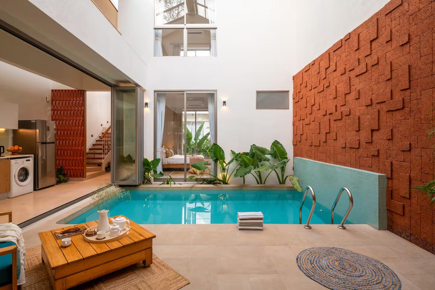 TBK villaR4 | Pvt Pool | Vagator | 5 mins to Beach x Solis Nature