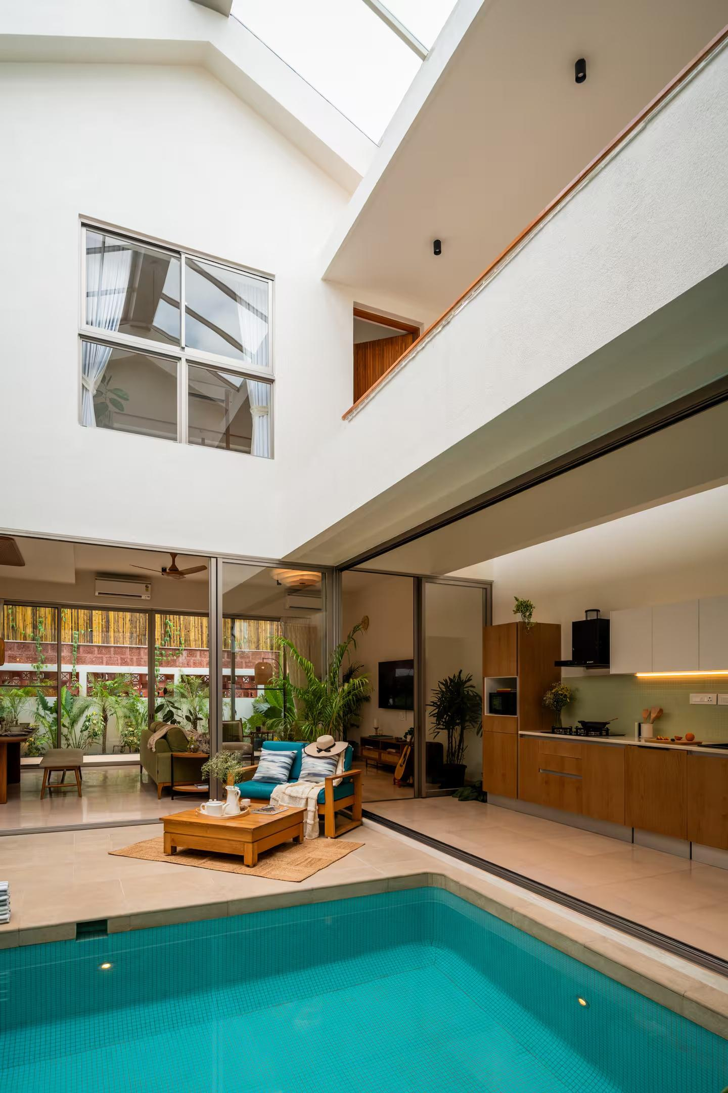 TBK villaR4 | Pvt Pool | Vagator | 5 mins to Beach x Solis Nature