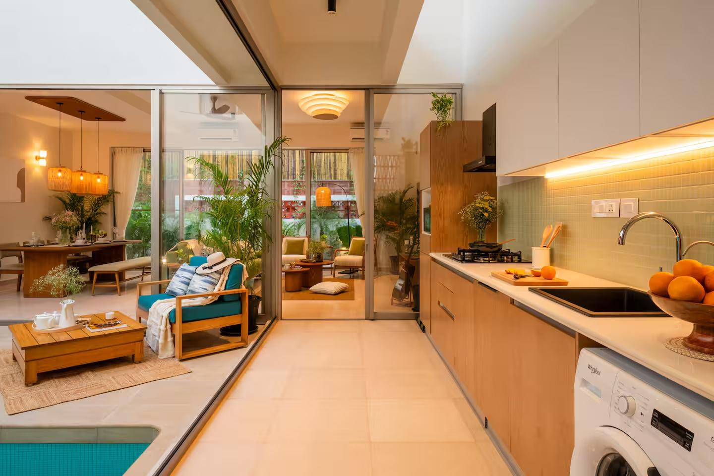 TBK villaR4 | Pvt Pool | Vagator | 5 mins to Beach x Solis Nature