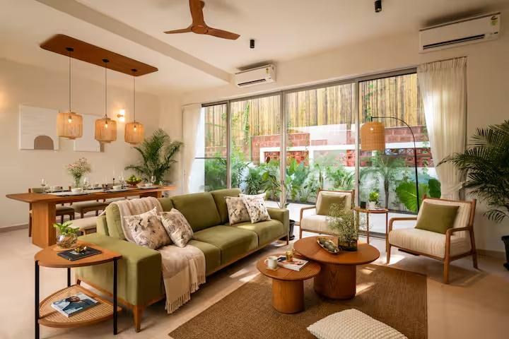 TBK villaR4 | Pvt Pool | Vagator | 5 mins to Beach x Solis Nature